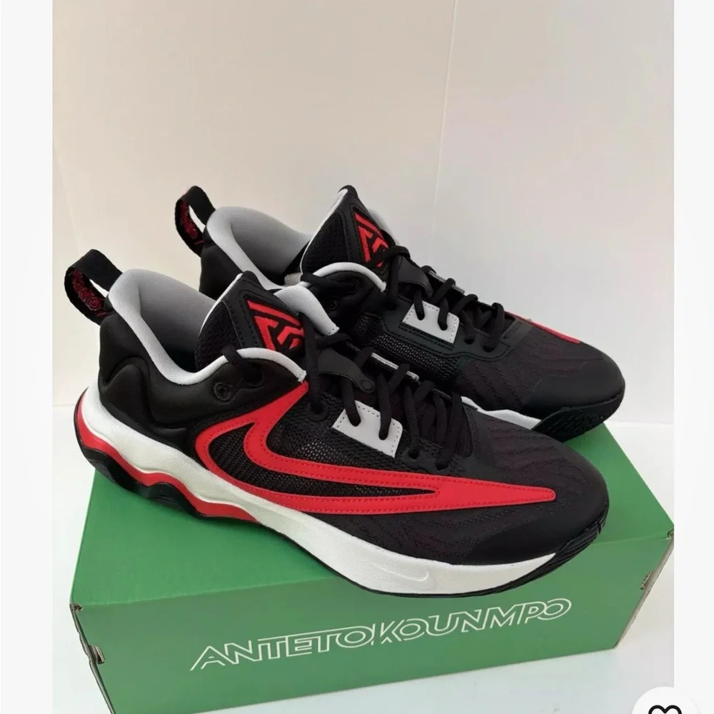 Nike‎ Giannis Immortality 3 Basketball Shoes Men's 10.5 Univ Red Black